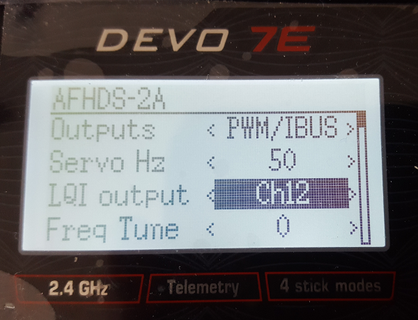Deviation AFHDS-2A LQI Output