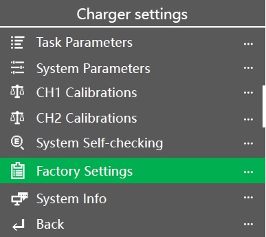 HOTA D6 Pro Battery Charger Settings